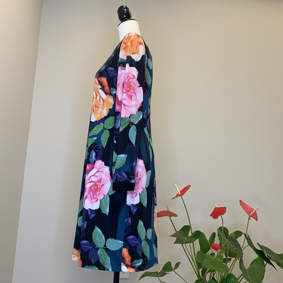 FINAL SALE! Eliza J, floral dress, size 10 - Picture 2 of 4